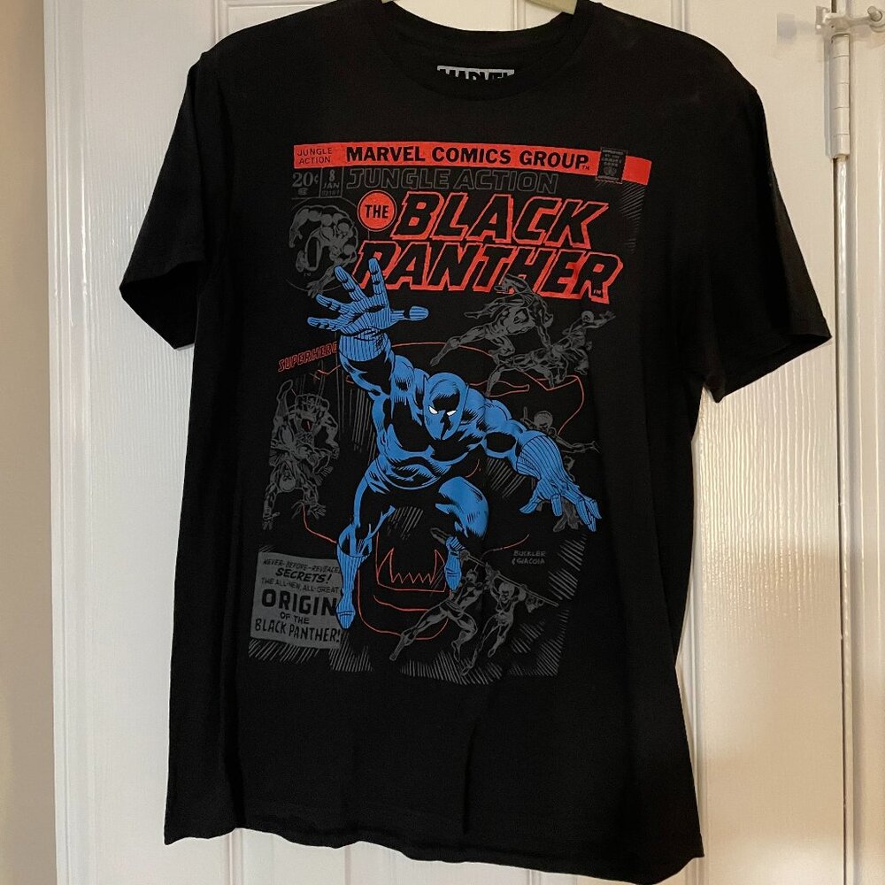 Marvel Black Panther Mens Tee- Size M - Marvel Comics